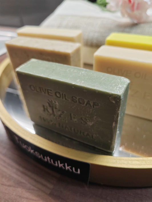 Käsintehty ihana kreikkalainen oliiviöljysaippua – iso koko 100g