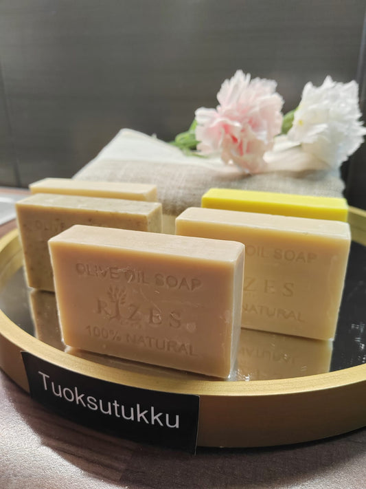 Käsintehty ihana hunaja oliiviöljysaippua – iso koko 100 g