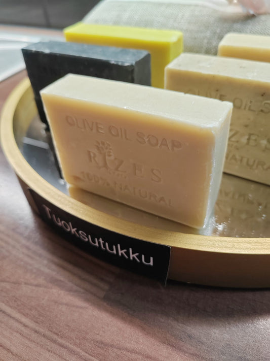 Käsintehty ihana Aasin maito oliiviöljysaippua – iso koko 100 g