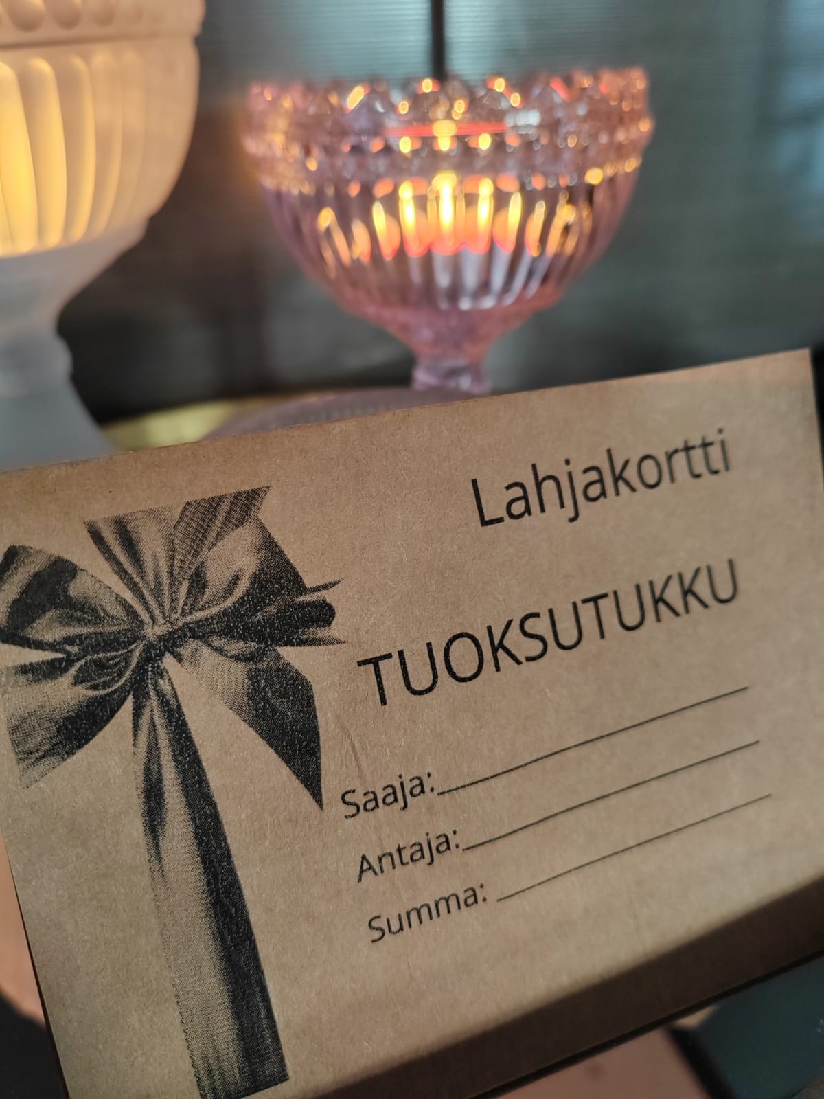 Tuoksutukku lahjakortti 20e