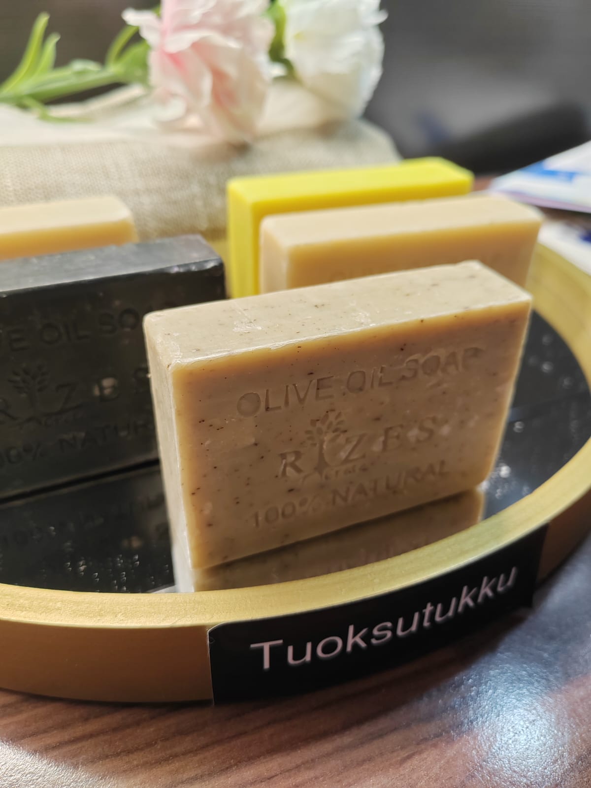 Käsintehty ihana Oliivin lehti oliiviöljysaippua – iso koko 100 g