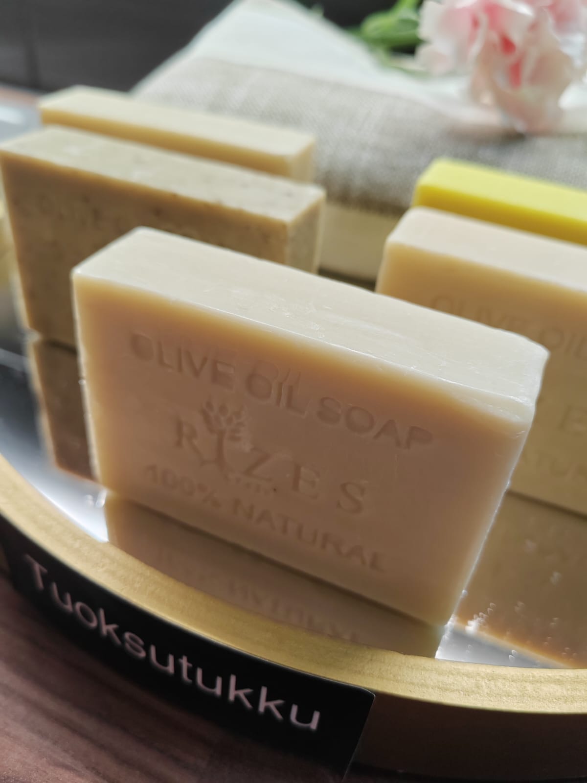 Käsintehty ihana Aloe Vera oliiviöljysaippua – iso koko 100 g