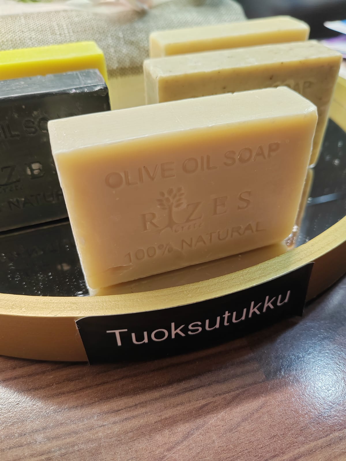 Käsintehty ihana Aasin maito oliiviöljysaippua – iso koko 100 g