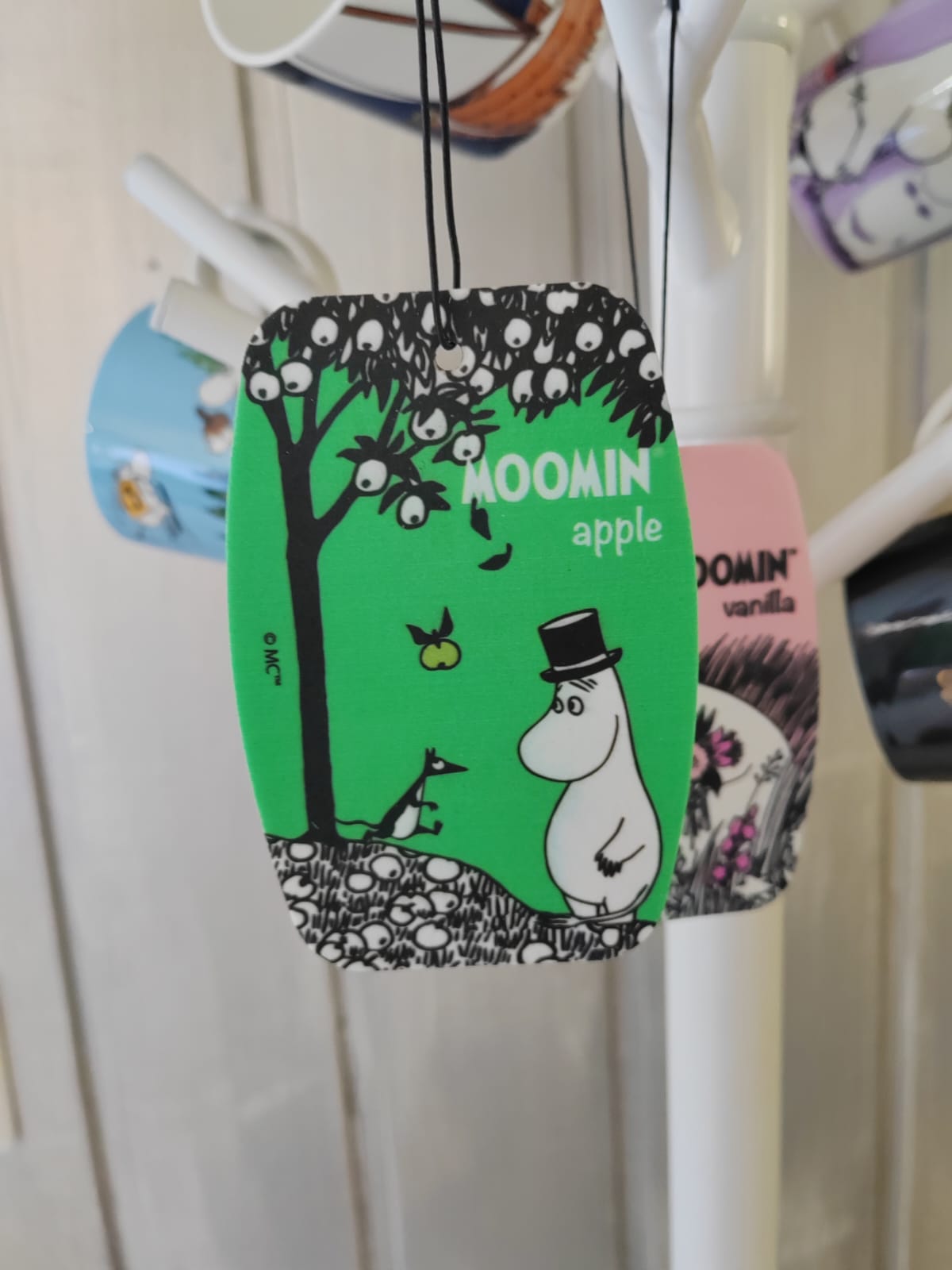 Moomin Ilmanraikastin Muumipappa Omena