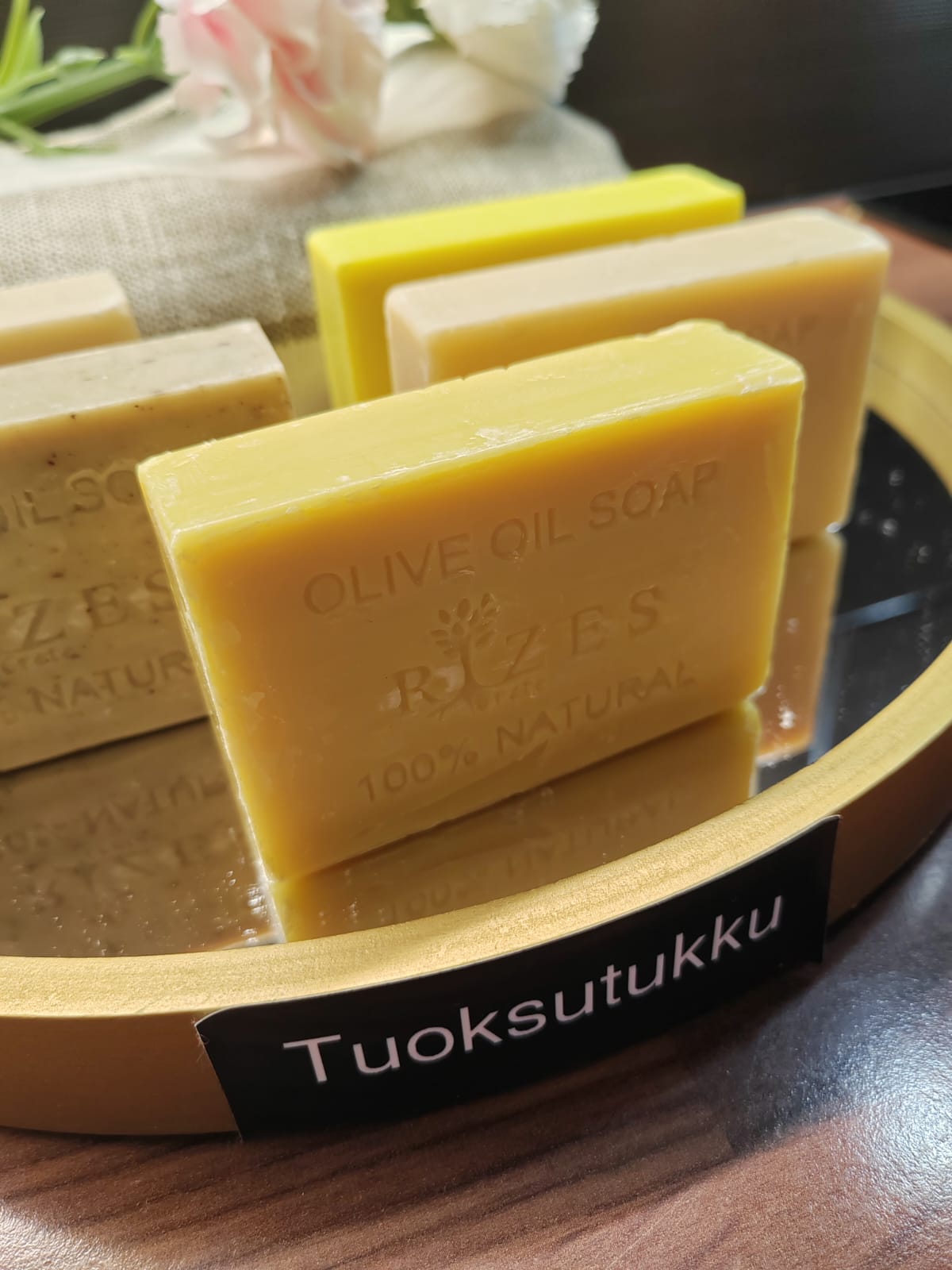 Käsintehty ihana Argan oliiviöljysaippua – iso koko 100 g