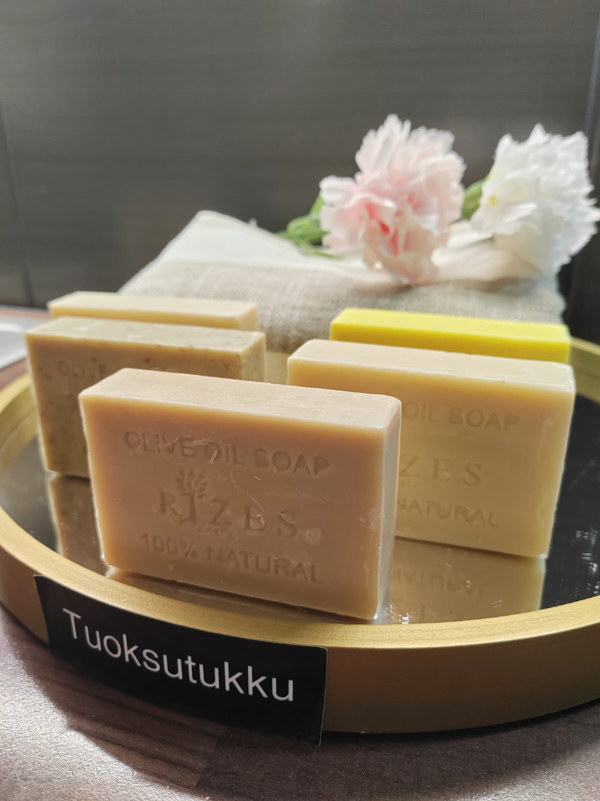 Käsintehty ihana hunaja oliiviöljysaippua – iso koko 100 g