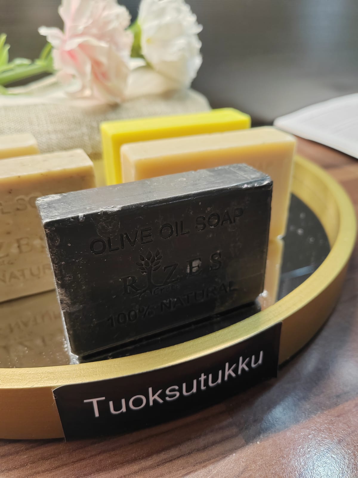 Käsintehty ihana Vulkaaninen oliiviöljysaippua – iso koko 100 g