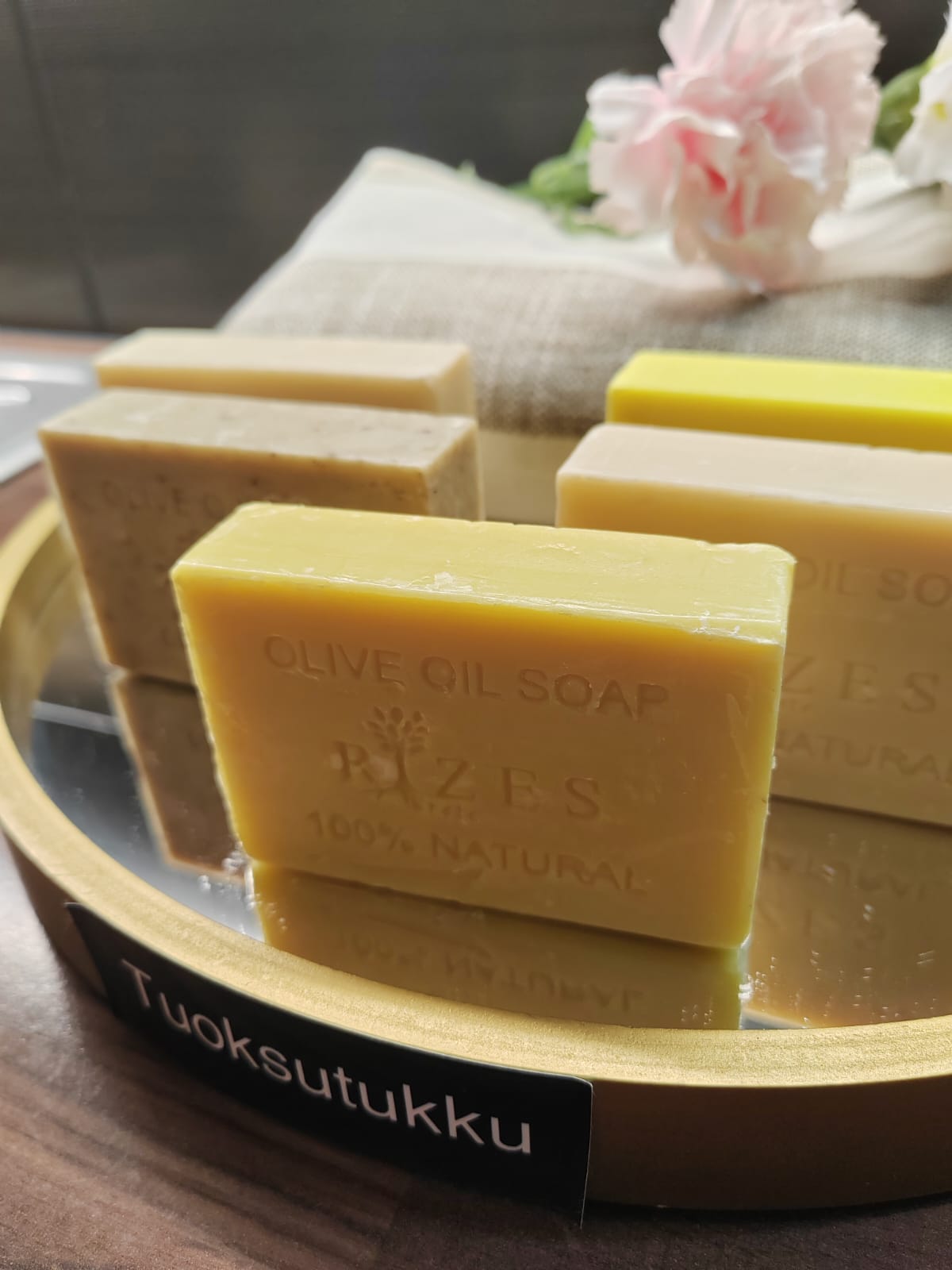 Käsintehty ihana Argan oliiviöljysaippua – iso koko 100 g