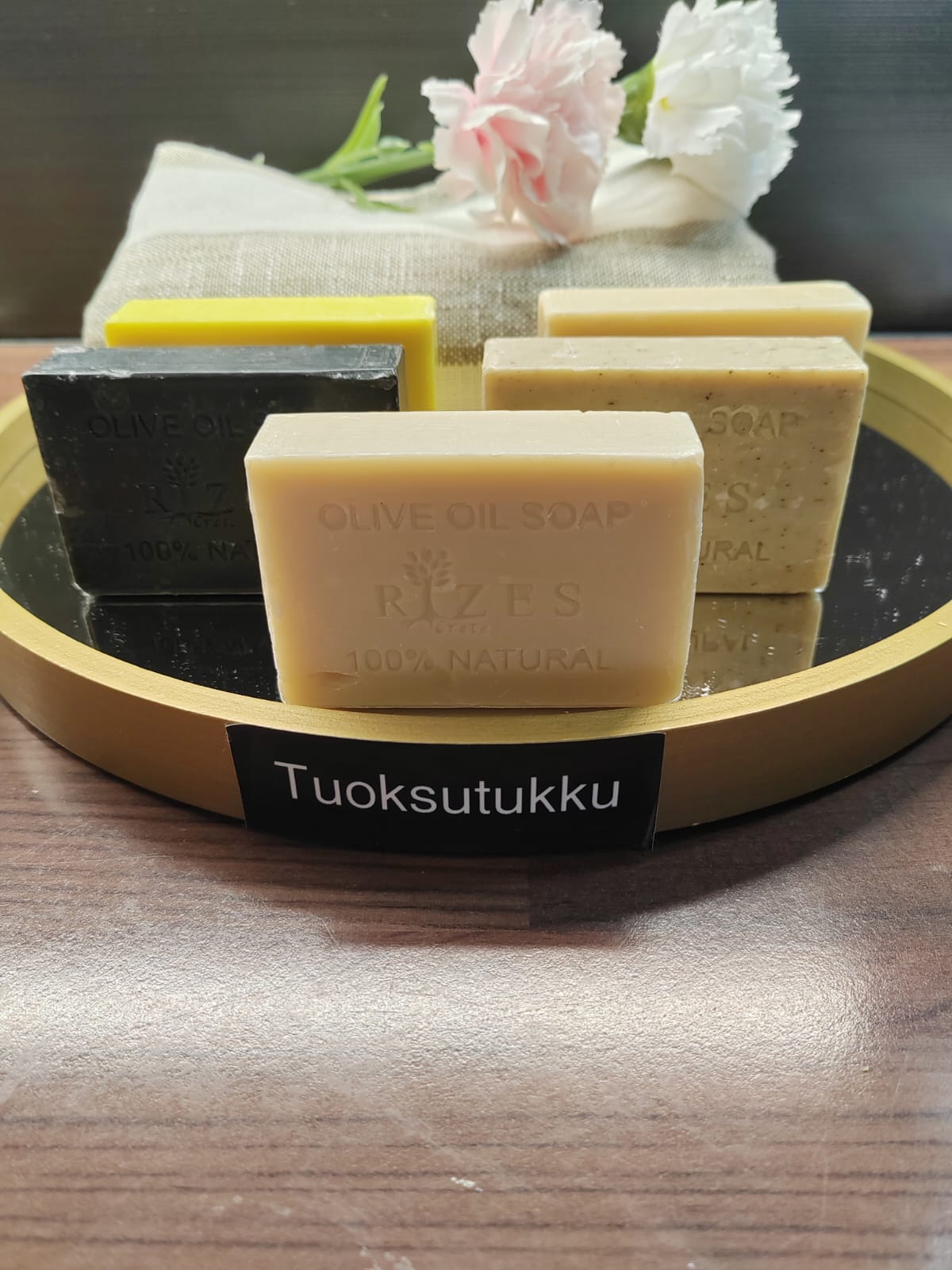 Käsintehty ihana Aasin maito oliiviöljysaippua – iso koko 100 g