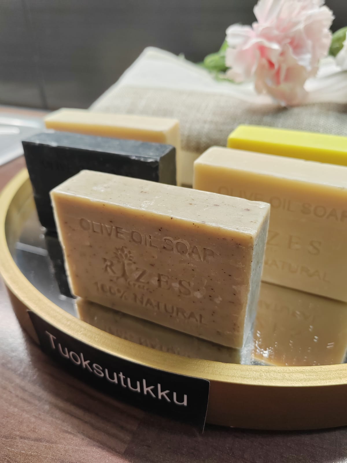 Käsintehty ihana Oliivin lehti oliiviöljysaippua – iso koko 100 g