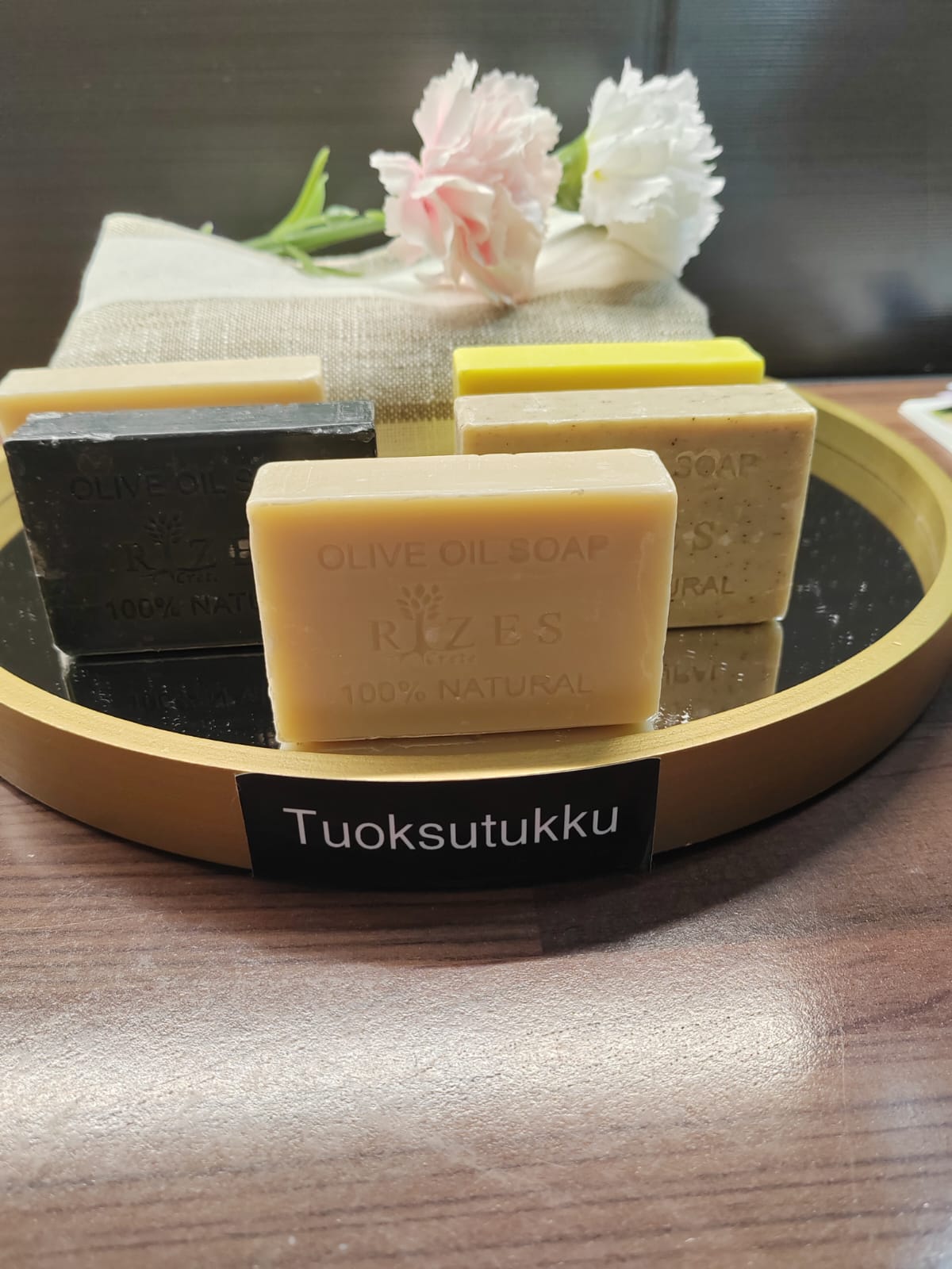 Käsintehty ihana Jasmini oliiviöljysaippua – iso koko 100 g