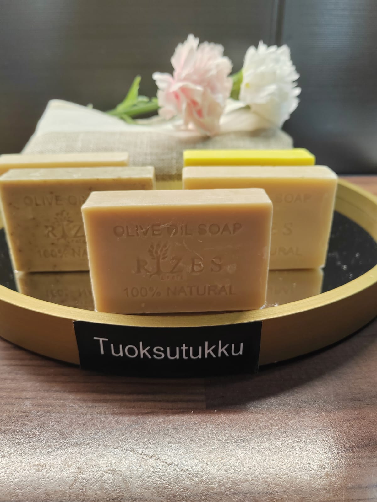 Käsintehty ihana hunaja oliiviöljysaippua – iso koko 100 g