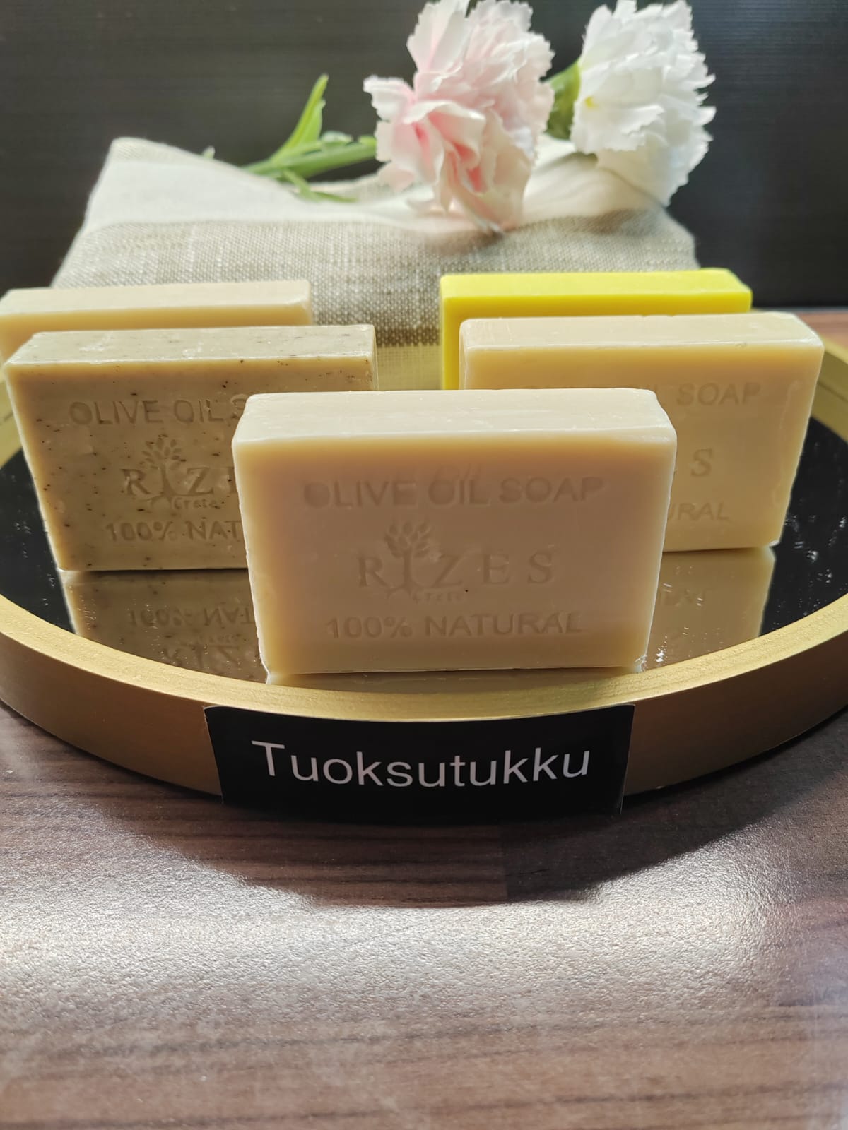 Käsintehty ihana Aloe Vera oliiviöljysaippua – iso koko 100 g