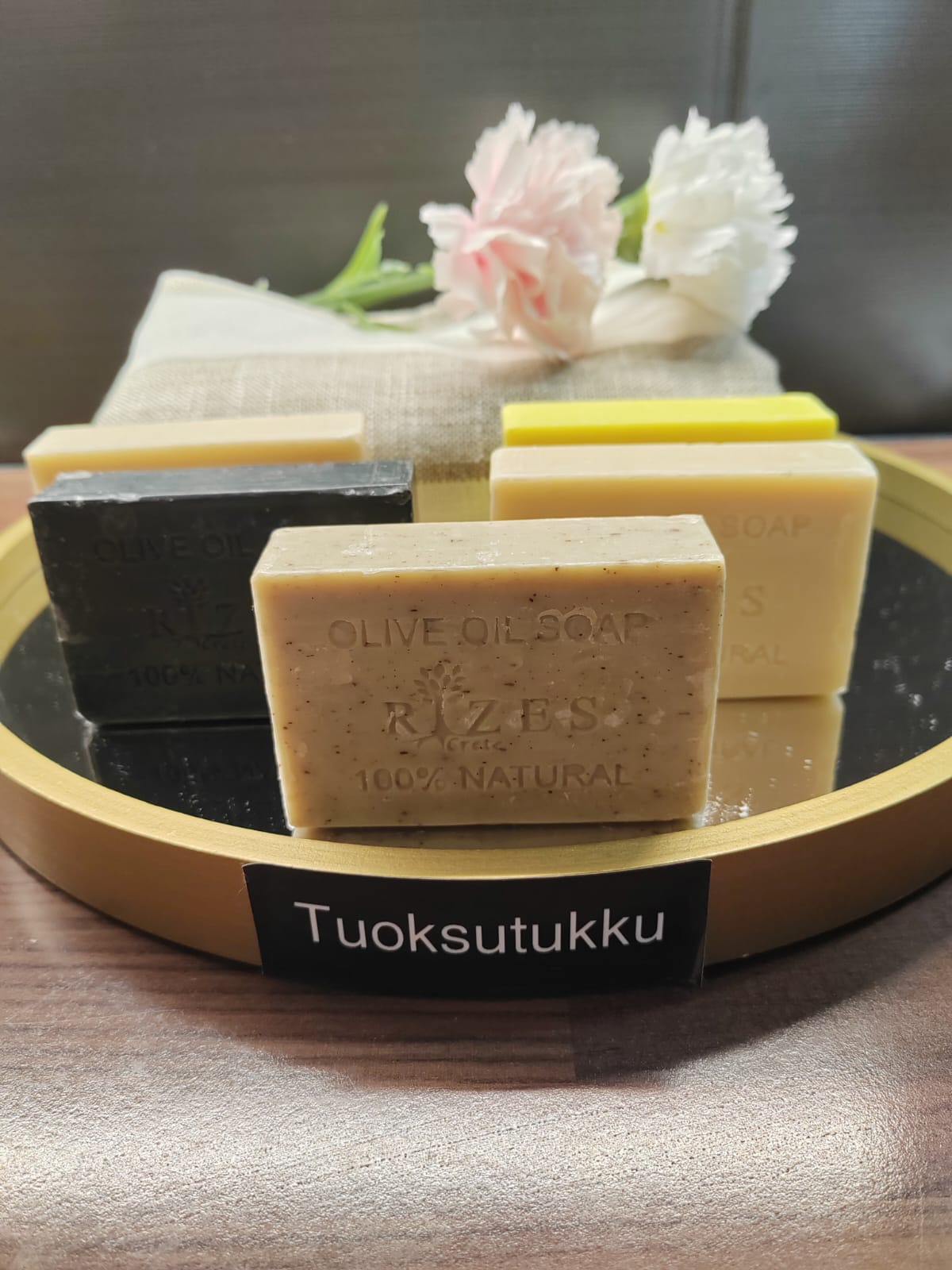 Käsintehty ihana Oliivin lehti oliiviöljysaippua – iso koko 100 g