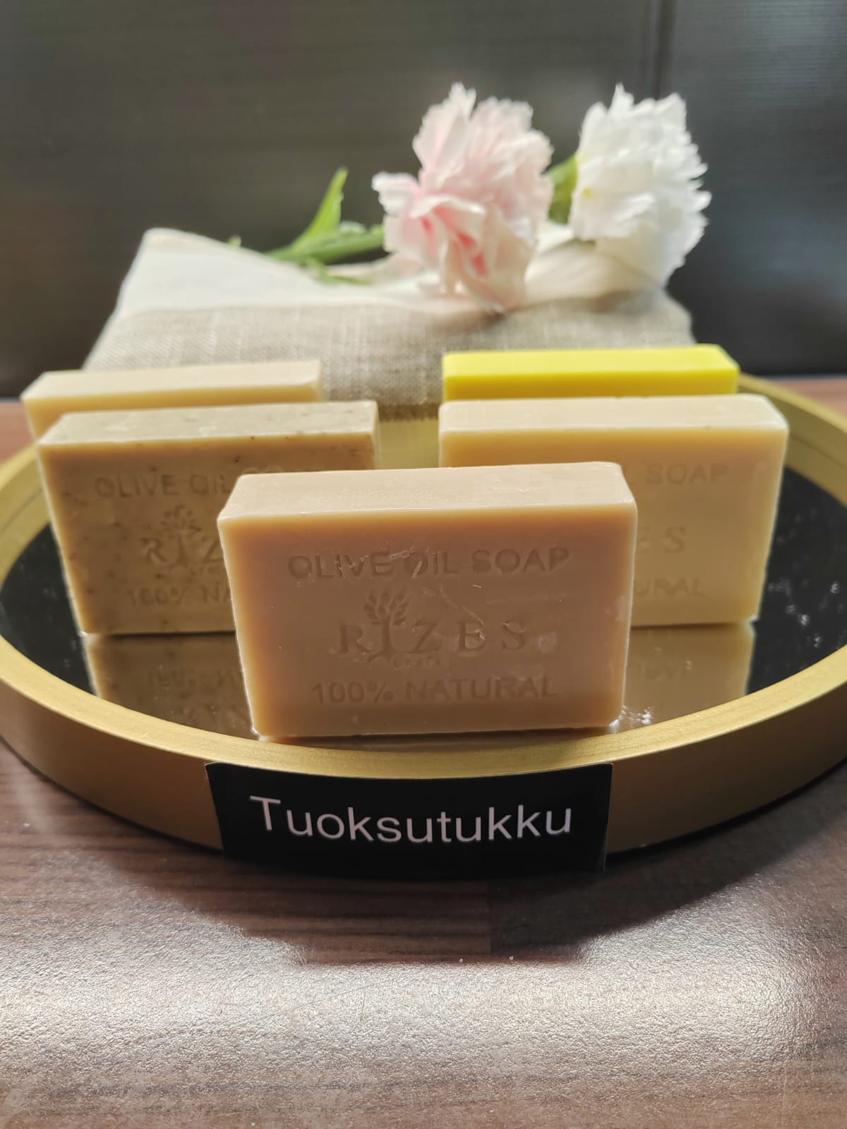 Käsintehty ihana hunaja oliiviöljysaippua – iso koko 100 g