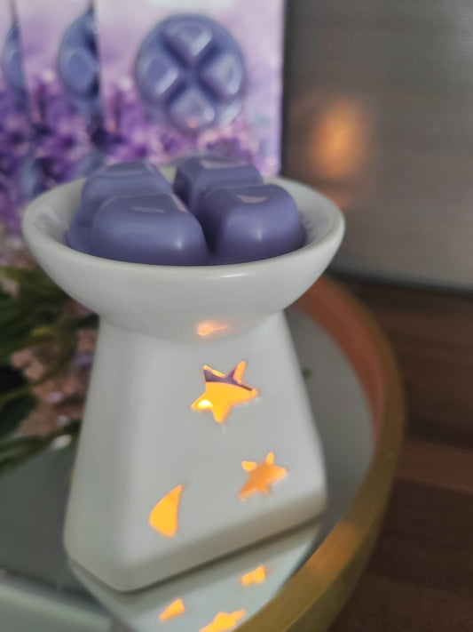 Tuoksupoltin Kartio keraaminen valkoinen