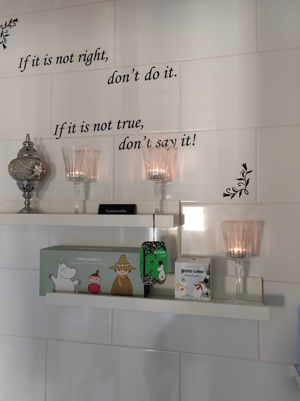 Moomin Ilmanraikastin Muumipappa Omena