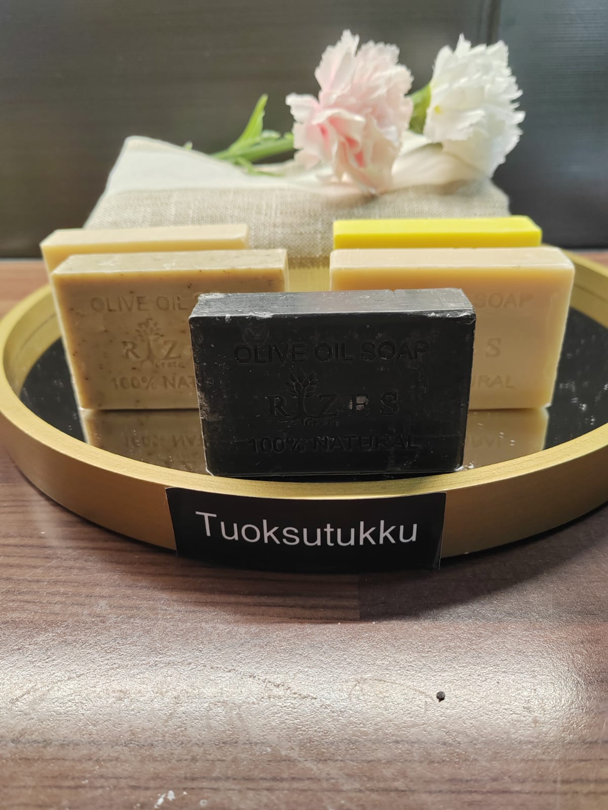 Käsintehty ihana Vulkaaninen oliiviöljysaippua – iso koko 100 g